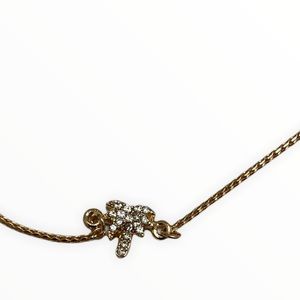 Palm leaf crystal bracelet Ashland Ave adjustable